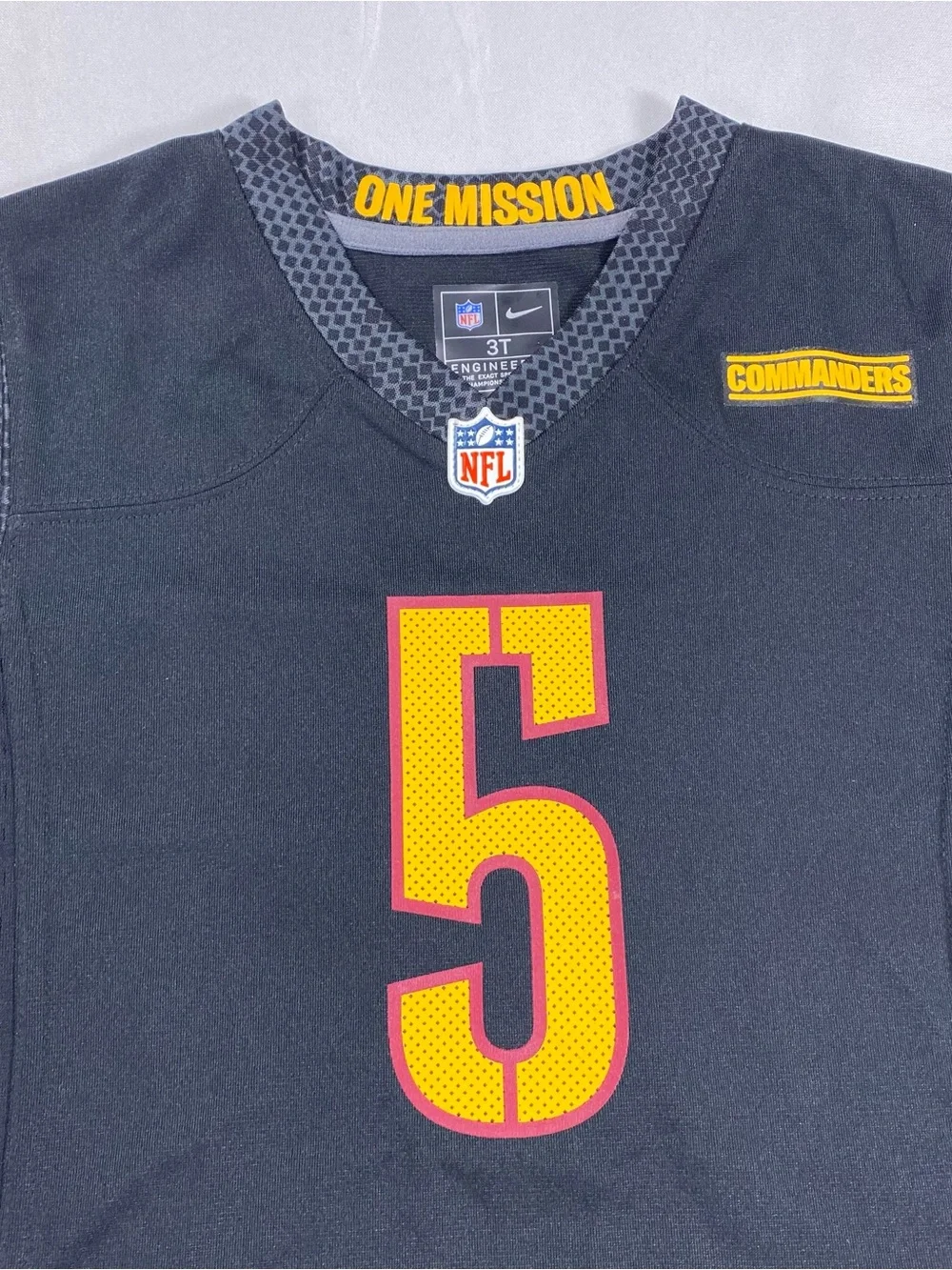 Nike Jayden Daniels #5 Washington Commanders Youth 3T Jersey NWT On Field NFL